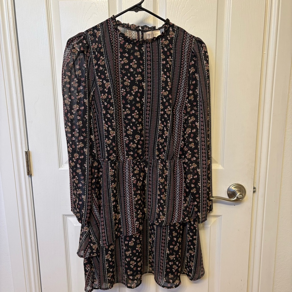 Divided | Dress, Floral and Geometric Pattern